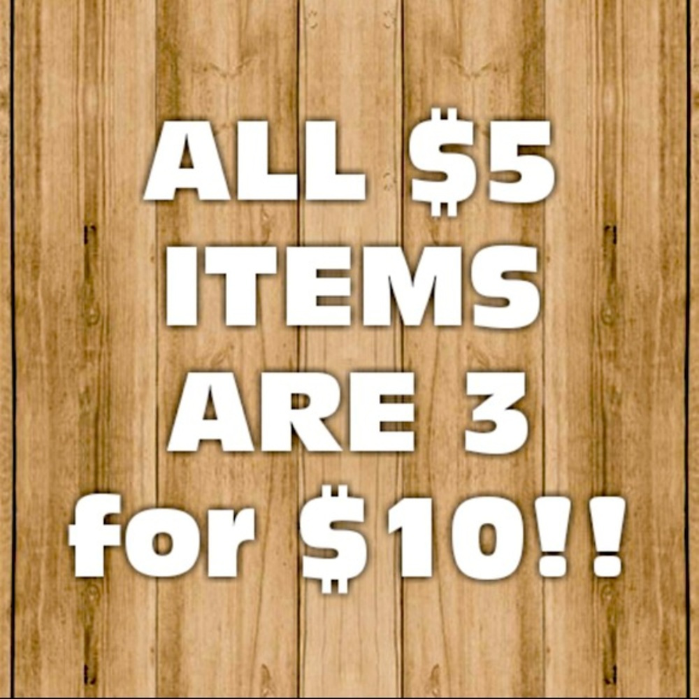 🔆$5 items are 3/$10🔆